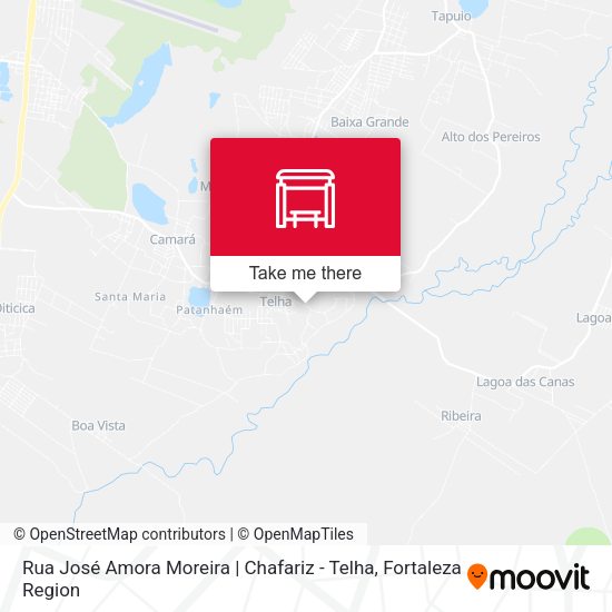 Rua José Amora Moreira | Chafariz - Telha map