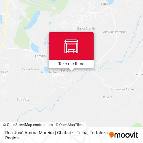 Rua José Amora Moreira | Chafariz - Telha map