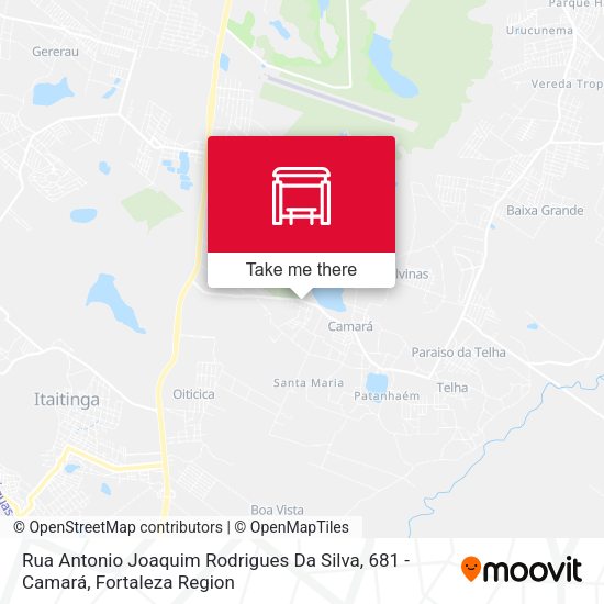 Rua Antonio Joaquim Rodrigues Da Silva, 681 - Camará map