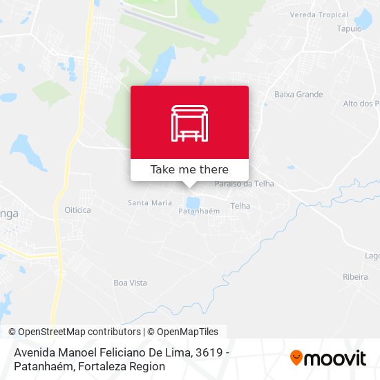 Avenida Manoel Feliciano De Lima, 3619 - Patanhaém map