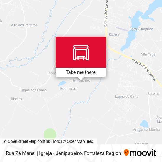 Rua Zé Manel | Igreja - Jenipapeiro map