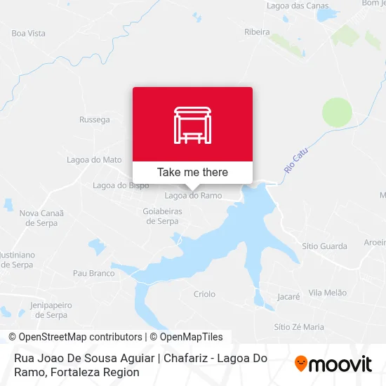 Rua Joao De Sousa Aguiar | Chafariz - Lagoa Do Ramo map