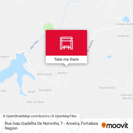 Rua Isau Gadelha De Noronha, 7 - Aroeira map