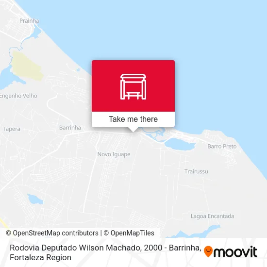 Rodovia Deputado Wilson Machado, 2000 - Barrinha map