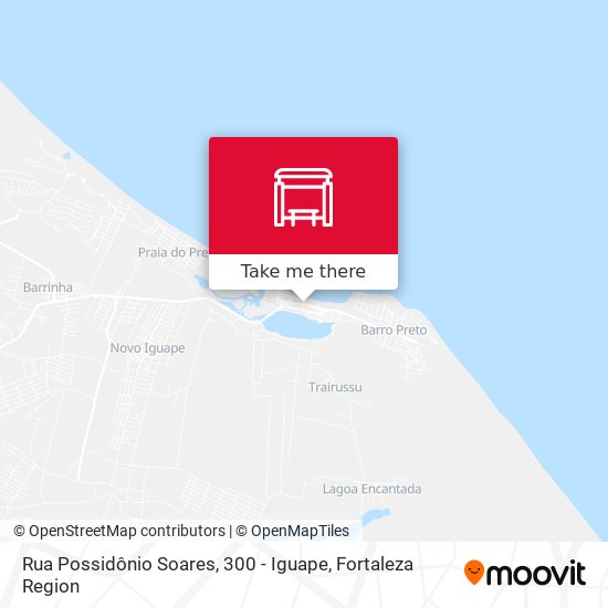 Rua Possidônio Soares, 300 - Iguape map