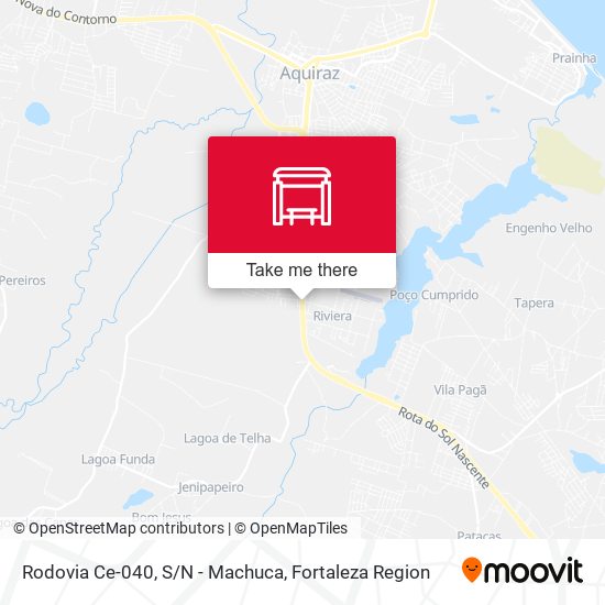 Rodovia Ce-040, S/N - Machuca map