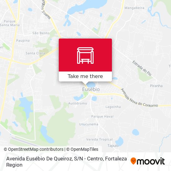 Avenida Eusébio De Queiroz, S / N - Centro map