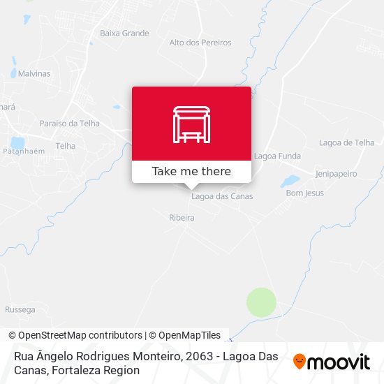 Rua Ângelo Rodrigues Monteiro, 2063 - Lagoa Das Canas map