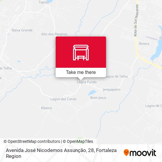 Avenida José Nicodemos Assunção, 28 map