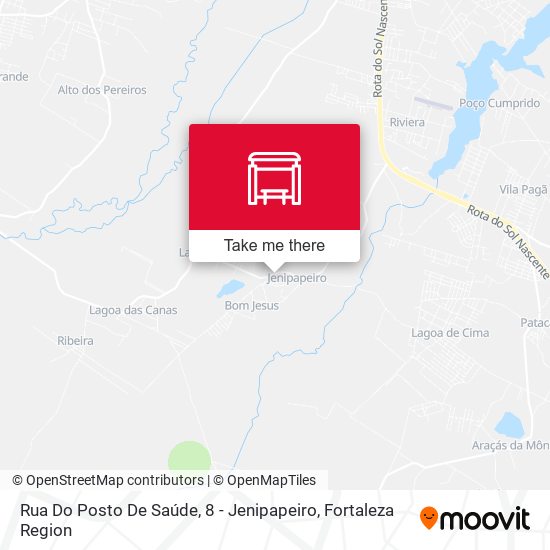 Rua Do Posto De Saúde, 8 - Jenipapeiro map