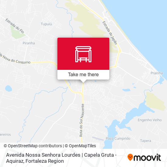 Avenida Nossa Senhora Lourdes | Capela Gruta - Aquiraz map