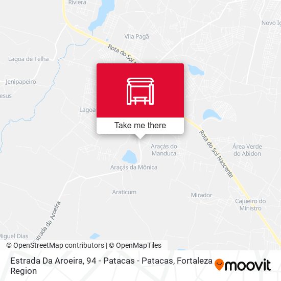 Estrada Da Aroeira, 94 - Patacas - Patacas map