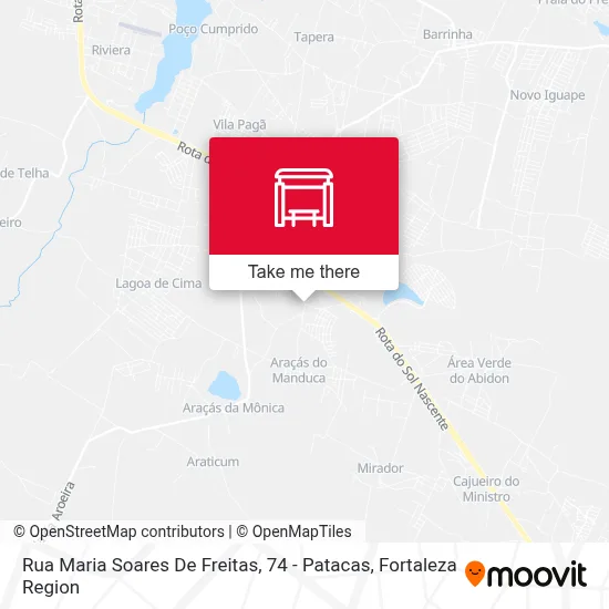 Rua Maria Soares De Freitas, 74 - Patacas map