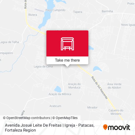 Avenida Josué Leite De Freitas | Igreja - Patacas map