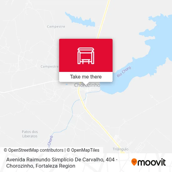 Avenida Raimundo Simplício De Carvalho, 404 - Chorozinho map