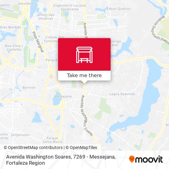 Avenida Washington Soares, 7269 - Messejana map