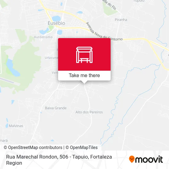 Rua Marechal Rondon, 506 - Tapuio map