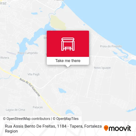 Rua Assis Bento De Freitas, 1184 - Tapera map