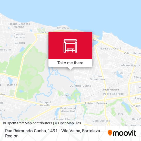 Rua Raimundo Cunha, 1491 - Vila Velha map