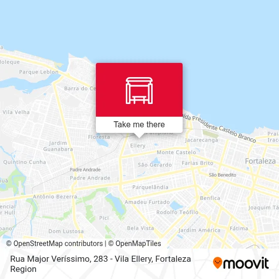 Rua Major Veríssimo, 283 - Vila Ellery map