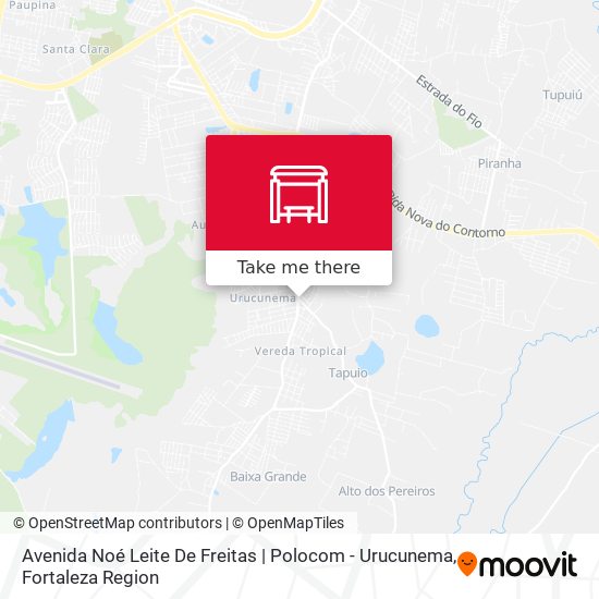 Avenida Noé Leite De Freitas | Polocom - Urucunema map