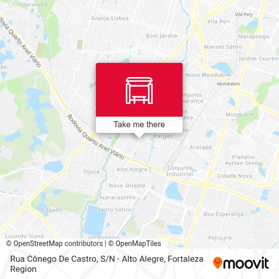 Rua Cônego De Castro, S / N - Alto Alegre map