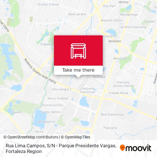 Rua Lima Campos, S / N - Parque Presidente Vargas map