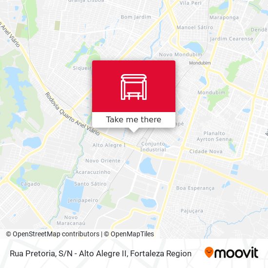 Rua Pretoria, S / N - Alto Alegre II map