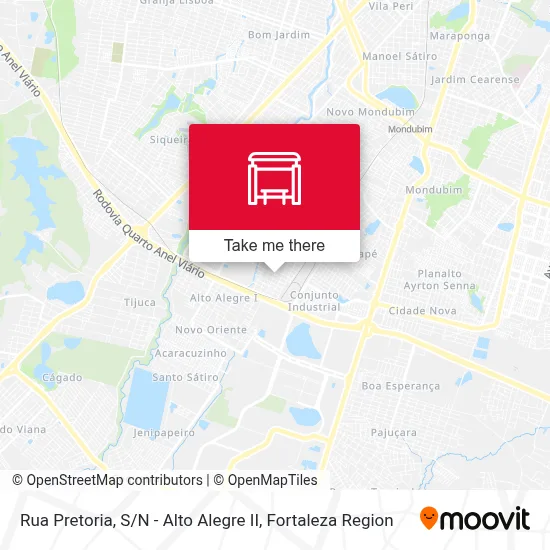 Rua Pretoria, S / N - Alto Alegre II map