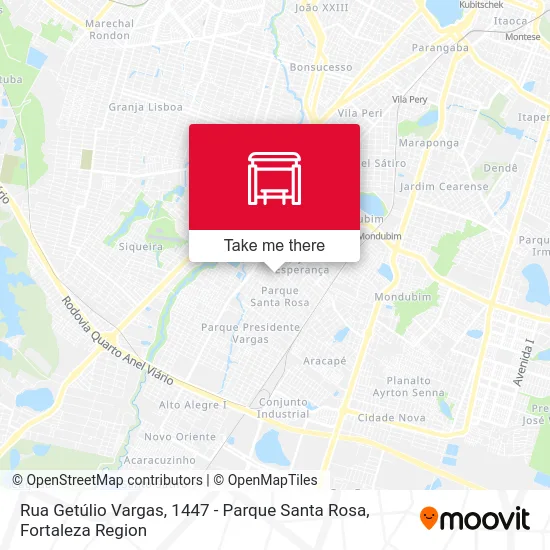 Rua Getúlio Vargas, 1447 - Parque Santa Rosa map
