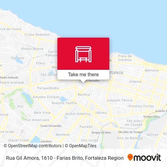 Rua Gil Amora, 1610 - Farias Brito map