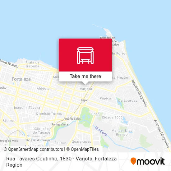 Rua Tavares Coutinho, 1830 - Varjota map