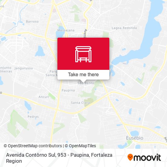 Avenida Contôrno Sul, 953 - Paupina map