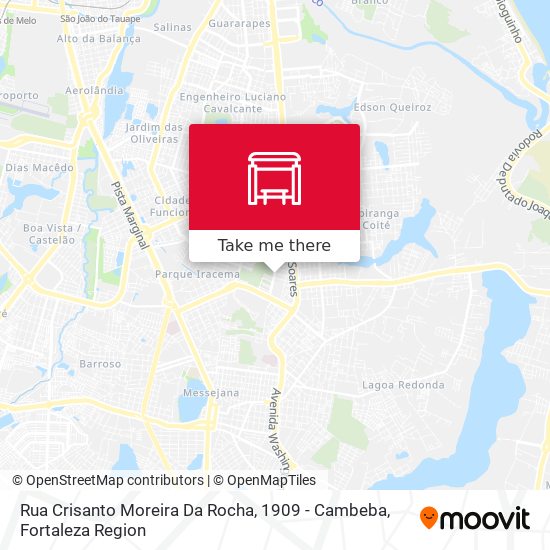 Rua Crisanto Moreira Da Rocha, 1909 - Cambeba map