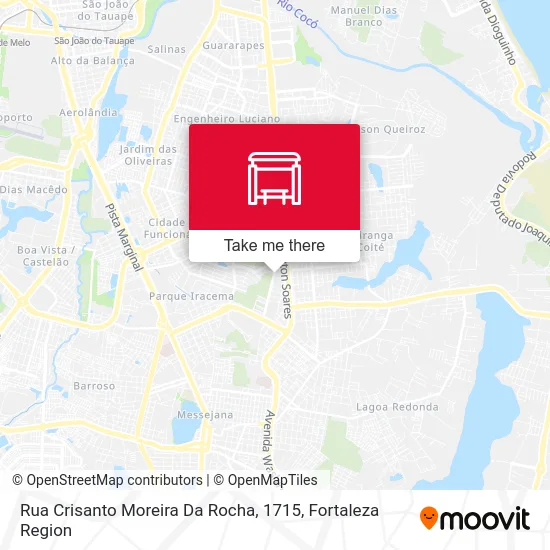 Rua Crisanto Moreira Da Rocha, 1715 map