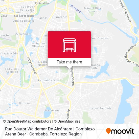 Rua Doutor Waldemar De Alcântara | Complexo Arena Beer - Cambeba map