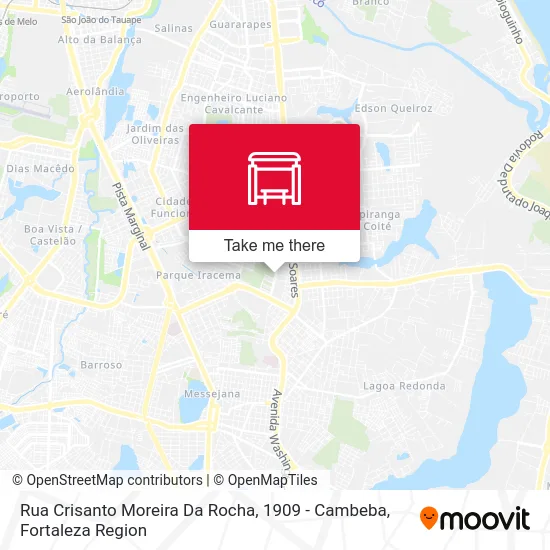 Rua Crisanto Moreira Da Rocha, 1909 - Cambeba map