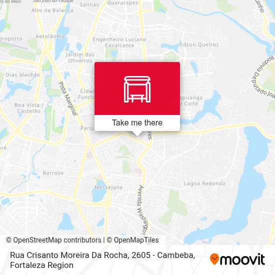 Rua Crisanto Moreira Da Rocha, 2605 - Cambeba map