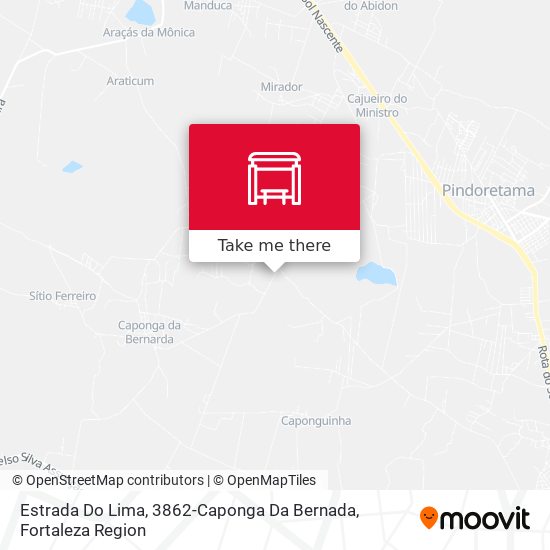 Estrada Do Lima, 3862-Caponga Da Bernada map
