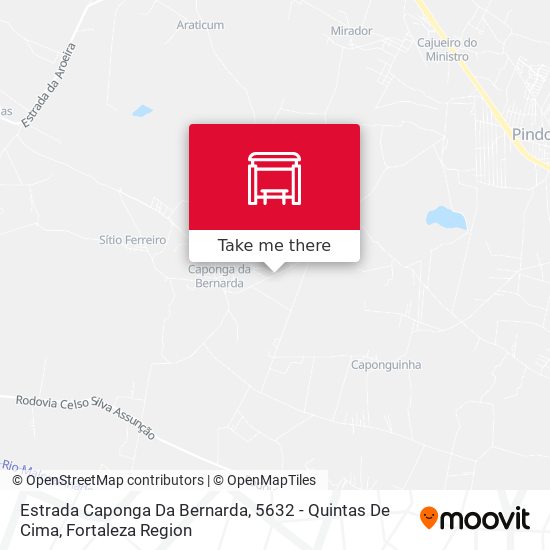 Estrada Caponga Da Bernarda, 5632 - Quintas De Cima map