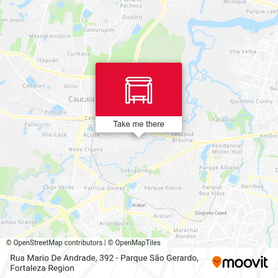 Rua Mario De Andrade, 392 - Parque São Gerardo map