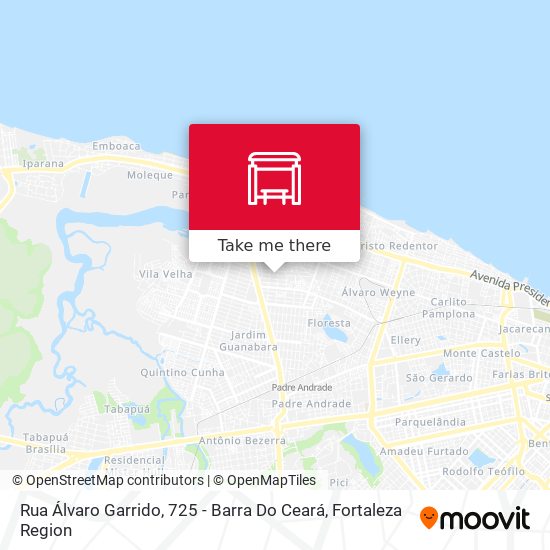 Rua Álvaro Garrido, 725 - Barra Do Ceará map