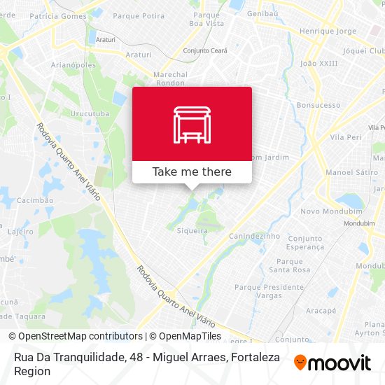 Mapa Rua Da Tranquilidade, 48 - Miguel Arraes