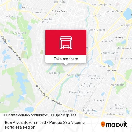 Rua Alves Bezerra, 573 - Parque São Vicente map