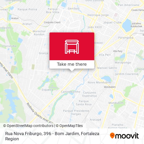 Mapa Rua Nova Friburgo, 396 - Bom Jardim