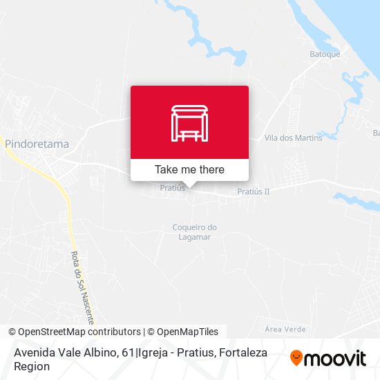 Avenida Vale Albino, 61|Igreja - Pratius map