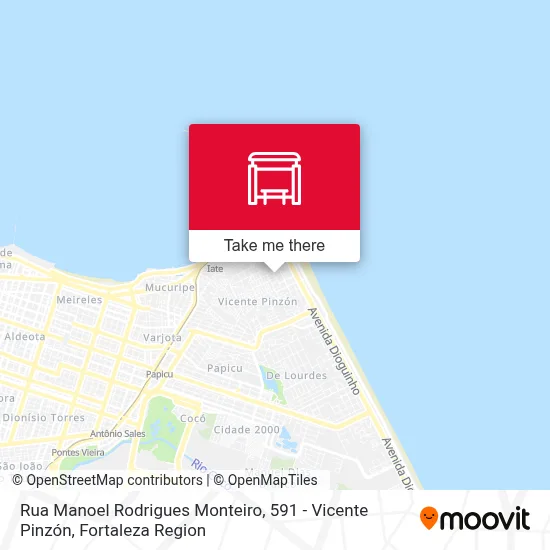 Rua Manoel Rodrigues Monteiro, 591 - Vicente Pinzón map