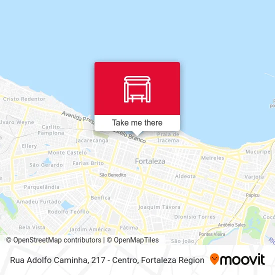 Rua Adolfo Caminha, 217 - Centro map