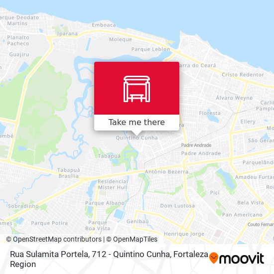 Rua Sulamita Portela, 712 - Quintino Cunha map