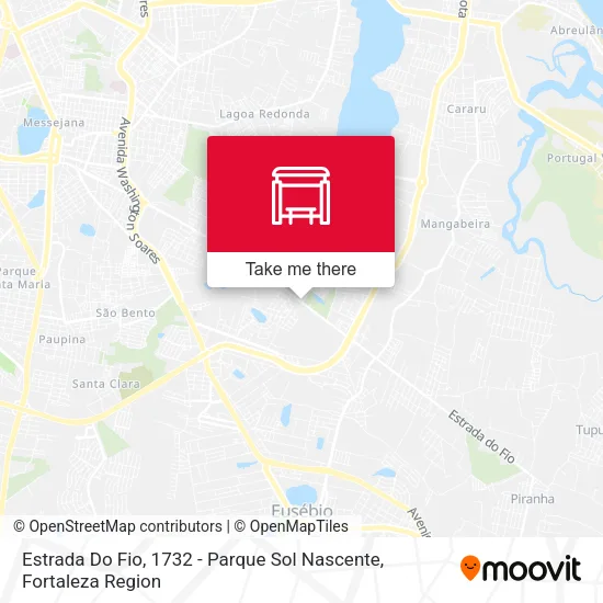 Estrada Do Fio, 1732 - Parque Sol Nascente map
